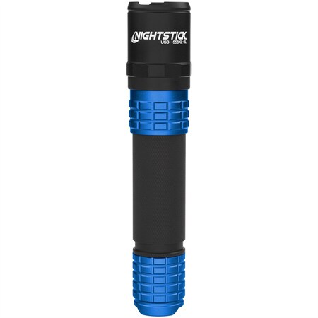 Bayco USB Flashlight wHolster  Blue BAYUSB-558XL-BL